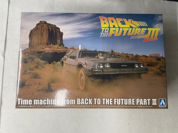 【中古】【未組立】1/24 タイムマシン 「バック・トゥ・ザ・フューチャー PartIII」 ムービーメカシリーズ No.BT-03 [064382]＜プラモデル＞（代引き不可）6545