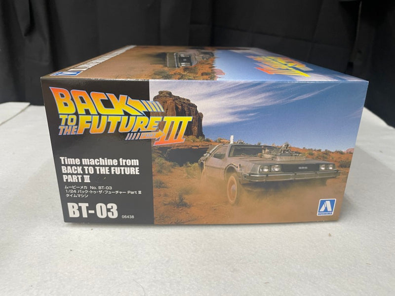 【中古】【未組立】1/24 タイムマシン 「バック・トゥ・ザ・フューチャー PartIII」 ムービーメカシリーズ No.BT-03 [064382]＜プラモデル＞（代引き不可）6545