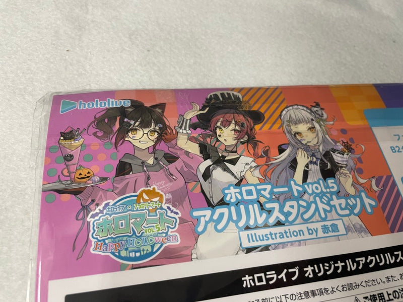 【中古】【未開封】宝鐘マリン＆紫咲シオン＆ロボ子さん オリジナルアクリルスタンド3個セット ＜コレクターズアイテム＞（代引き不可）6545