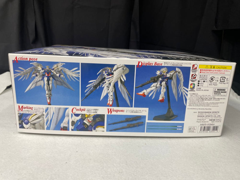 【中古】【未組立】1/100 MG XXXG-00W0 ウイングガンダムゼロ(エンドレスワルツ版) 「新機動戦記ガンダムW Endless Waltz」＜プラモデル＞（代引き不可）6545