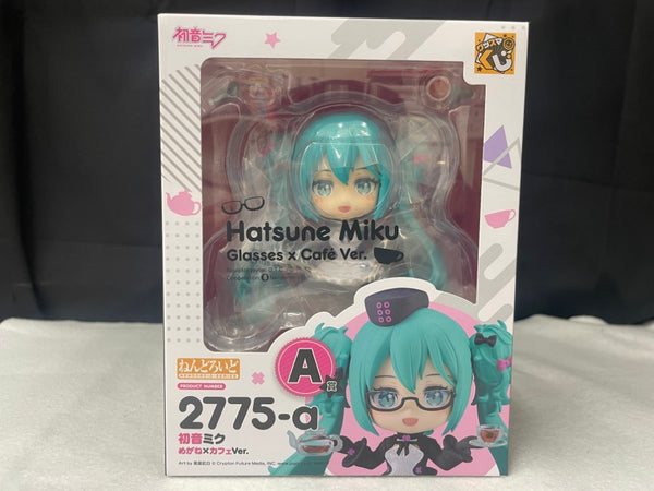 【中古】【未開封】ねんどろいど 初音ミク めがね×カフェVer. 「グッスマくじ 初音ミク 2025 Autumn」 A賞＜フィギュア＞（代引き不可）6545