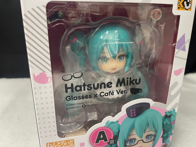 【中古】【未開封】ねんどろいど 初音ミク めがね×カフェVer. 「グッスマくじ 初音ミク 2025 Autumn」 A賞＜フィギュア＞（代引き不可）6545