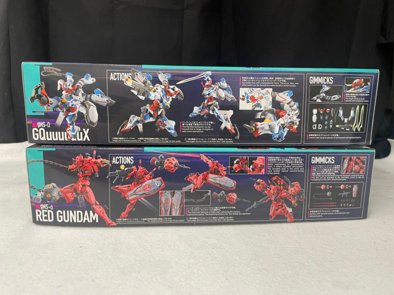 【中古】【未組立】【セット】1/144 HG GQuuuuuuX(ジークアクス)+1/144 HG 赤いガンダム＜プラモデル＞（代引き不可）6545