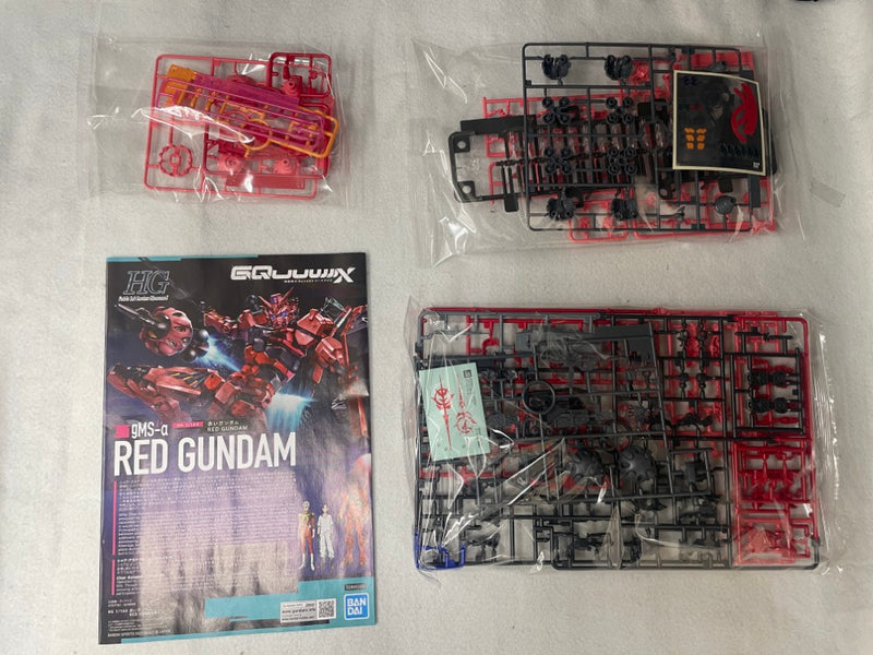 【中古】【未組立】【セット】1/144 HG GQuuuuuuX(ジークアクス)+1/144 HG 赤いガンダム＜プラモデル＞（代引き不可）6545