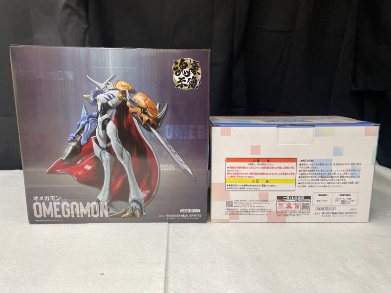 【中古】【未開封】【セット】A賞オメガモン+C賞アグモン＆ガブモン 「一番くじ 『デジモン』シリーズ -光と闇の衝突-」＜フィギュア＞（代引き不可）6545