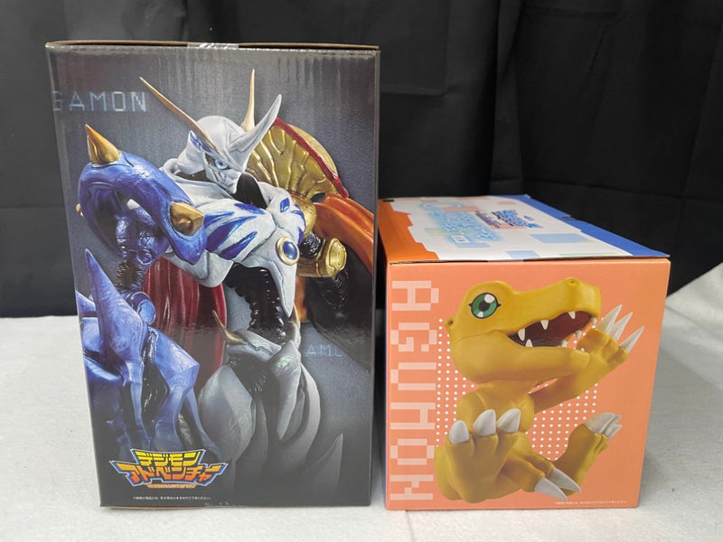 【中古】【未開封】【セット】A賞オメガモン+C賞アグモン＆ガブモン 「一番くじ 『デジモン』シリーズ -光と闇の衝突-」＜フィギュア＞（代引き不可）6545