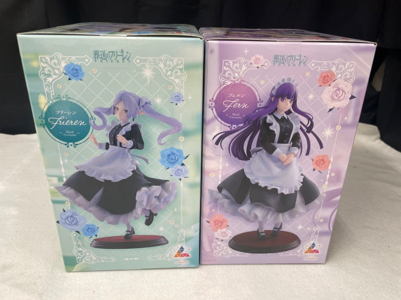 【中古】【未開封】【セット】フリーレン+フェルン「葬送のフリーレン」 Luminasta〜メイド服〜＜フィギュア＞（代引き不可）6545