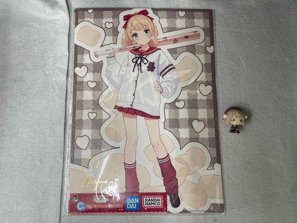 【中古】【開封品】【セット】 C賞イラストボード+F賞 ちょこのっこフィギュア 「一番くじ しぐれうい」＜フィギュア＞（代引き不可）6545