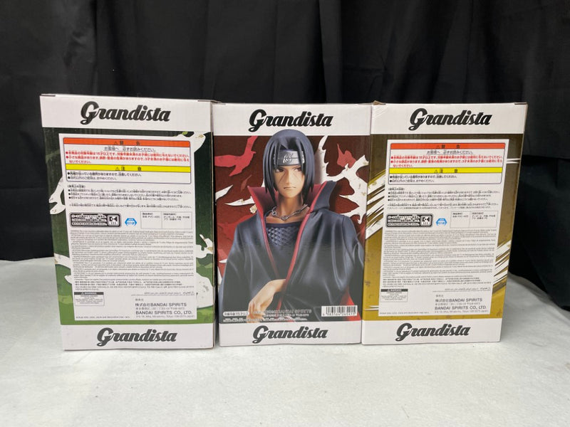 【中古】【未開封】【セット】うちはイタチ+はたけカカシ+波風ミナト「NARUTO-ナルト- 疾風伝」 Grandista＜フィギュア＞（代引き不可）6545