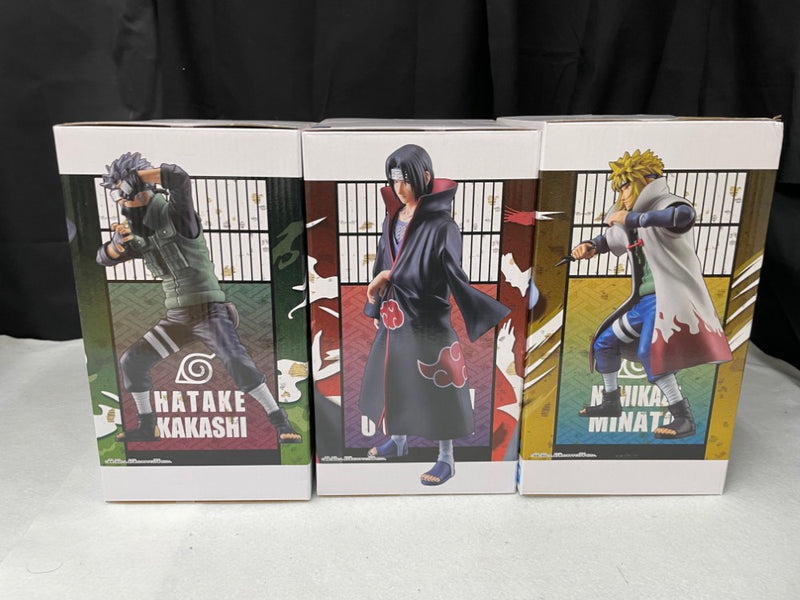 【中古】【未開封】【セット】うちはイタチ+はたけカカシ+波風ミナト「NARUTO-ナルト- 疾風伝」 Grandista＜フィギュア＞（代引き不可）6545