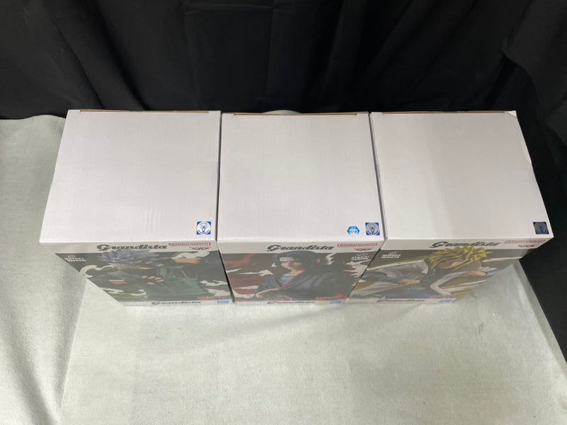 【中古】【未開封】【セット】うちはイタチ+はたけカカシ+波風ミナト「NARUTO-ナルト- 疾風伝」 Grandista＜フィギュア＞（代引き不可）6545