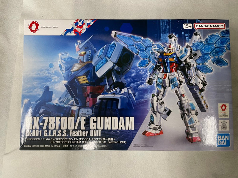 【中古】【未組立】1/144 EXPO2025 RX-78F00/E ガンダム (EX-001 グラスフェザー装備)「GUNDAM NEXT FUTURE PAVILION」＜プラモデル＞（代引き不可）6545
