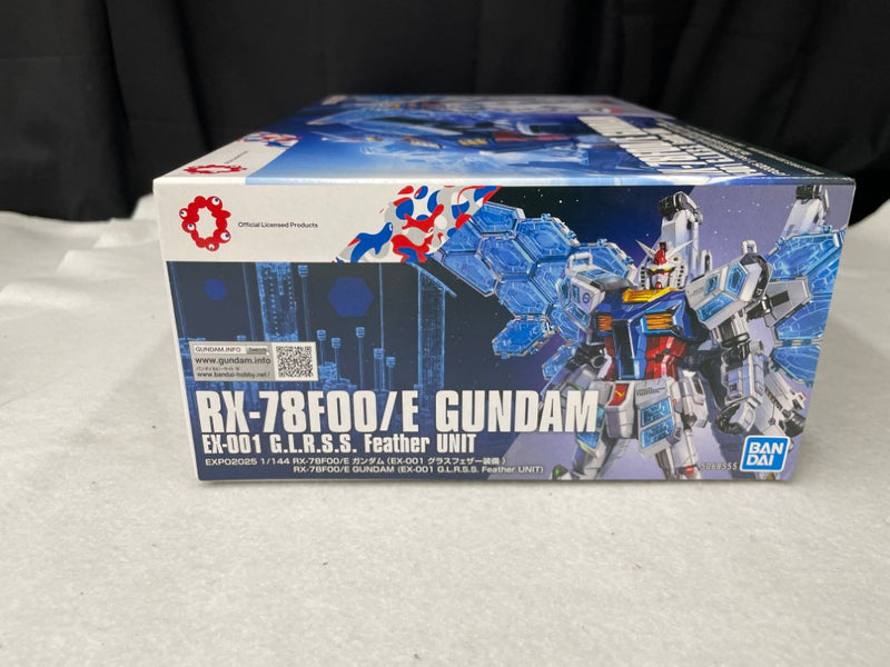【中古】【未組立】1/144 EXPO2025 RX-78F00/E ガンダム (EX-001 グラスフェザー装備)「GUNDAM NEXT FUTURE PAVILION」＜プラモデル＞（代引き不可）6545