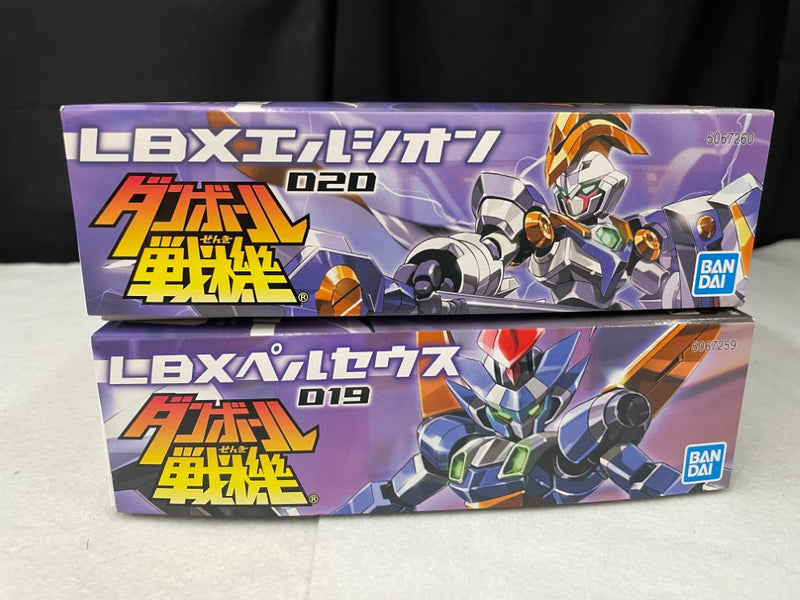 【中古】【未組立】【セット】 シリーズNo.019　LBX ペルセウス+ シリーズNo.020　LBX エルシオン 「ダンボール戦機W」＜プラモデル＞（代引き不可）6545
