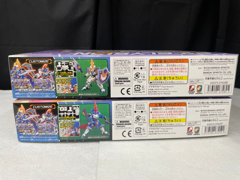 【中古】【未組立】【セット】 シリーズNo.019　LBX ペルセウス+ シリーズNo.020　LBX エルシオン 「ダンボール戦機W」＜プラモデル＞（代引き不可）6545