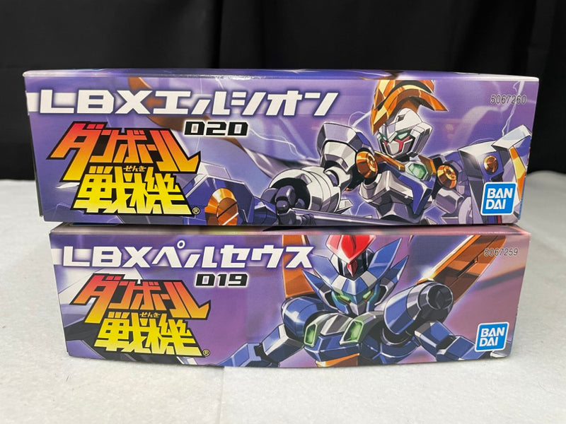【中古】【未組立】【セット】 シリーズNo.019　LBX ペルセウス+ シリーズNo.020　LBX エルシオン 「ダンボール戦機W」＜プラモデル＞（代引き不可）6545
