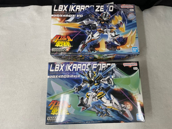 【中古】【未組立】【セット】LBX イカロス・フォース +LBX イカロス・ゼロ「ダンボール戦機W」＜プラモデル＞（代引き不可）6545