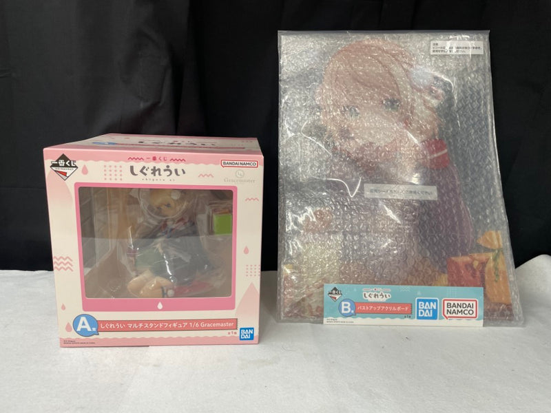 【中古】【未開封】【セット】 A賞マルチスタンドフィギュア+B賞バストアップアクリルボード「一番くじ しぐれうい」＜フィギュア＞（代引き不可）6545