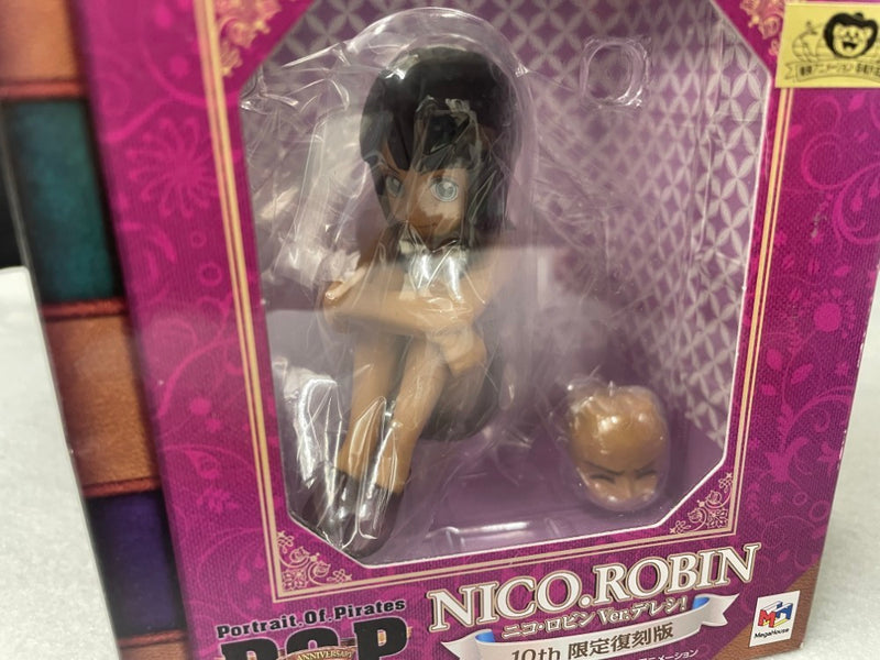 【中古】【未開封】ニコ・ロビン Ver.デレシ!10th限定復刻版 「ワンピース」エクセレントモデルLIMITED Portrait.Of.Pirates ＜フィギュア＞（代引き不可）6545