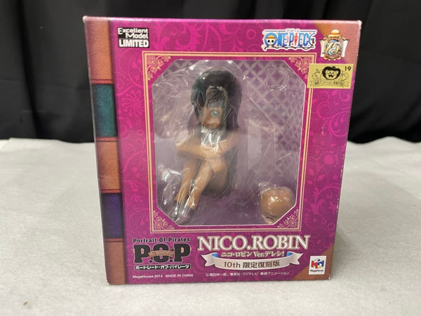 【中古】【未開封】ニコ・ロビン Ver.デレシ!10th限定復刻版 「ワンピース」エクセレントモデルLIMITED Portrait.Of.Pirates ＜フィギュア＞（代引き不可）6545