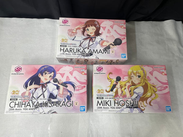 【中古】【未組立】【セット】天海春香+如月千早+星井美希「アイドルマスター」 30 MINUTES SISTERS＜プラモデル＞（代引き不可）6545