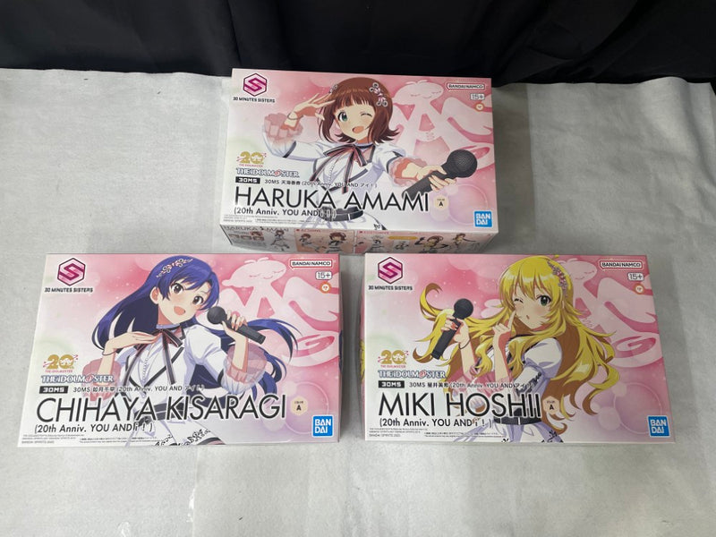 【中古】【未組立】【セット】天海春香+如月千早+星井美希「アイドルマスター」 30 MINUTES SISTERS＜プラモデル＞（代引き不可）6545