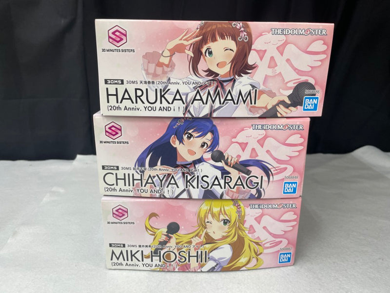 【中古】【未組立】【セット】天海春香+如月千早+星井美希「アイドルマスター」 30 MINUTES SISTERS＜プラモデル＞（代引き不可）6545