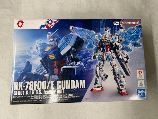 【中古】【未組立】1/144 EXPO2025 RX-78F00/E ガンダム (EX-001 グラスフェザー装備)＜プラモデル＞（代引き不可）6545