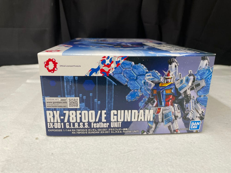 【中古】【未組立】1/144 EXPO2025 RX-78F00/E ガンダム (EX-001 グラスフェザー装備)＜プラモデル＞（代引き不可）6545