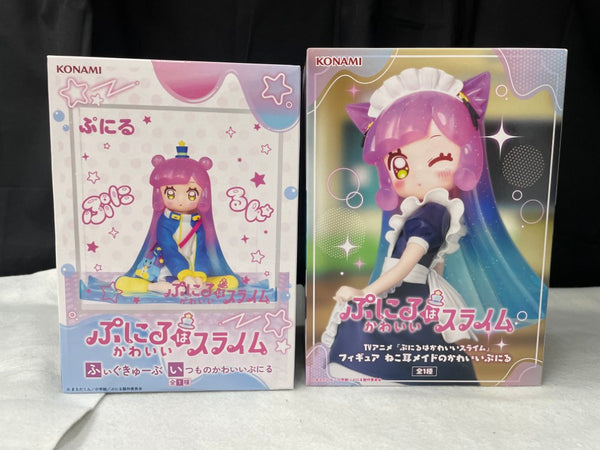 【中古】【未開封】【セット】 「ぷにるはかわいいスライム」 ねこ耳メイドのかわいいぷにる+いつものかわいいぷにる＜フィギュア＞（代引き不可）6545