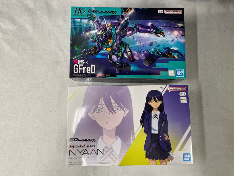 【中古】【未組立】【セット】Figure-rise Standard ニャアン+1/144 HG GFreD＜プラモデル＞（代引き不可）6545