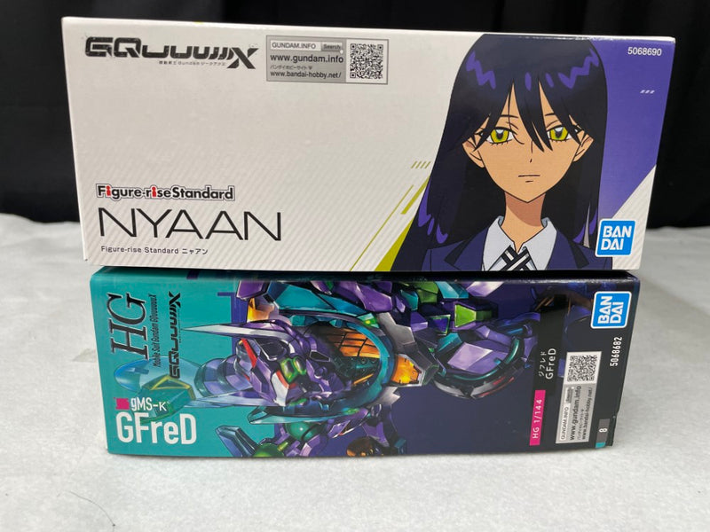 【中古】【未組立】【セット】Figure-rise Standard ニャアン+1/144 HG GFreD＜プラモデル＞（代引き不可）6545
