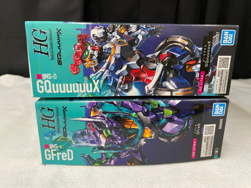【中古】【未組立】【セット】1/144 HG GQuuuuuuX(ジークアクス)+1/144 HG GFreD ＜プラモデル＞（代引き不可）6545