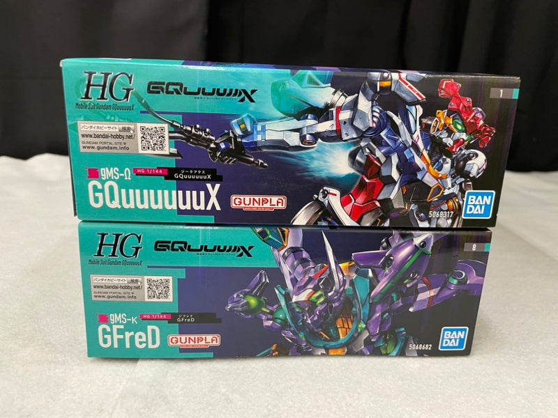 【中古】【未組立】【セット】1/144 HG GQuuuuuuX(ジークアクス)+1/144 HG GFreD ＜プラモデル＞（代引き不可）6545