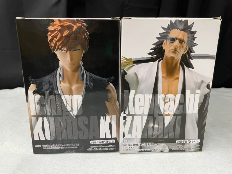 【中古】【未開封】【セット】 黒崎一護+更木剣八「BLEACH-ブリーチ-」 SOLID AND SOULS＜フィギュア＞（代引き不可）6545