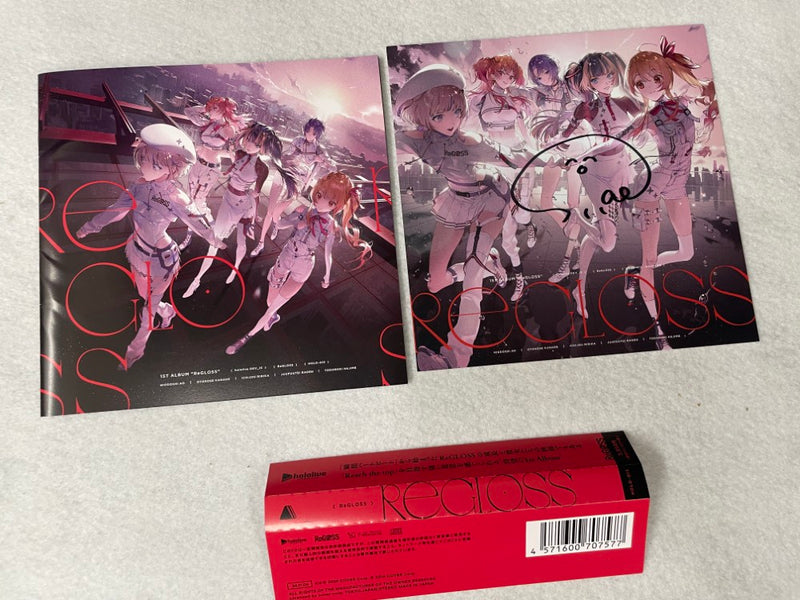 【中古】【開封品】ReGLOSS 数量限定盤　火威青　直筆サイン入りアナザージャケット付き＜CD＞（代引き不可）6545
