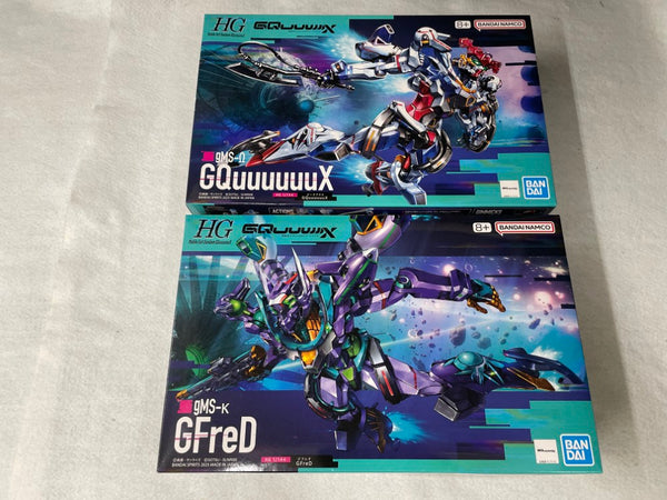 【中古】【未組立】【セット】1/144 HG GFreD+1/144 HG GQuuuuuuX(ジークアクス)＜プラモデル＞（代引き不可）6545