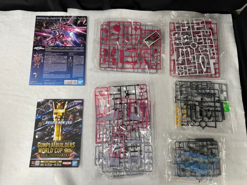 【中古】【未組立】【セット】1/144 HG インフィニットジャスティスガンダム弐式 +HGマイティーストライクフリーダムガンダム＜プラモデル＞（代引き不可）6545