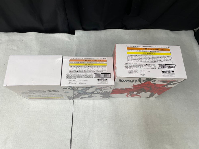 【中古】【未開封】【セット】スターダスト・ドラゴン+レッド・デーモンズドラゴン+ブラック・ローズドラゴンMonsters LEGION＜フィギュア＞（代引き不可）6545
