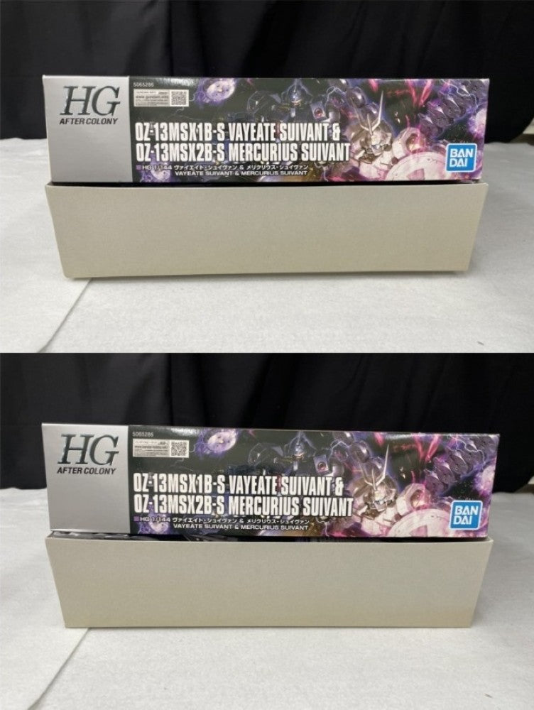 【中古】【未組立】1/144 HG OZ-13MSX1B-S ヴァイエイト・シュイヴァン ＆ OZ-13MSX2B-S メリクリウス・シュイヴァン＜プラモデル＞（代引き不可）6545