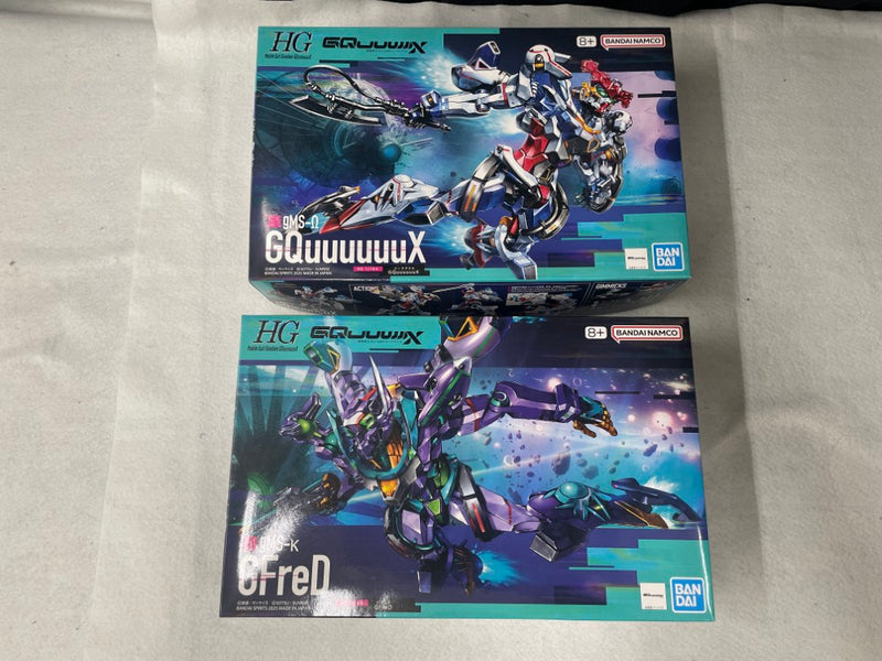 【中古】【未組立】【セット】1/144 HG GQuuuuuuX(ジークアクス)+1/144 HG GFreD  「機動戦士Gundam GQuuuuuuX」＜プラモデル＞（代引き不可）6545