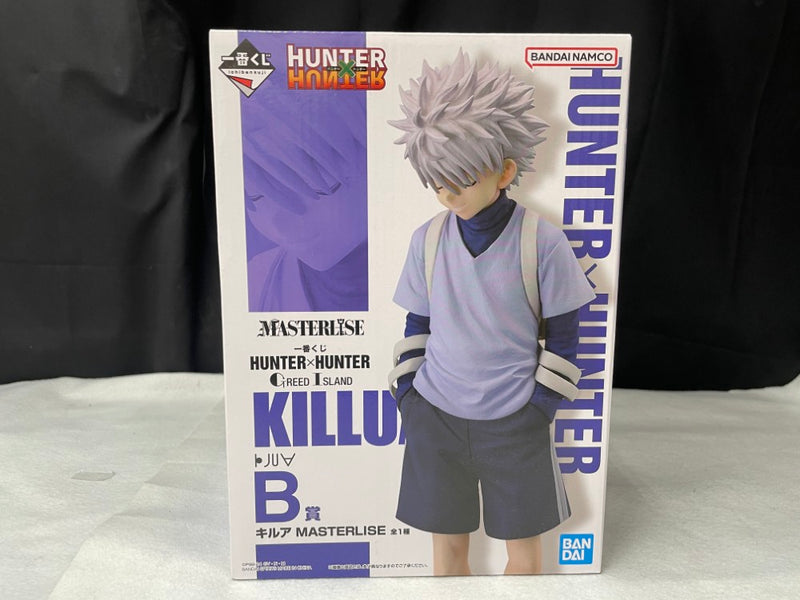 【中古】【未開封】キルア=ゾルディック 「一番くじ HUNTER×HUNTER GREED ISLAND」 MASTERLISE B賞＜フィギュア＞（代引き不可）6545