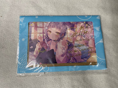 【中古】【未開封】紫咲シオン 箔押し複製サイン＆メッセージ入りポストカード「 紫咲シオン 誕生日記念2023」＜コレクターズアイテム＞...