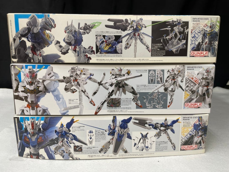 【中古】【未組立】【セット】 機動戦士ガンダム 水星の魔女　1/144HG3種セット　エアリアル+エアリアル改修型+キャリバーン＜プラモデル＞（代引き不可）6545