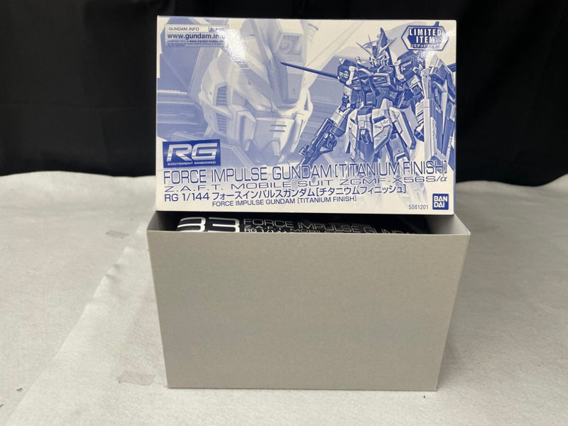 【中古】【未組立】1/144 RG ZGMF-X56S/α フォースインパルスガンダム チタニウムフィニッシュ ＜プラモデル＞（代引き不可）6545