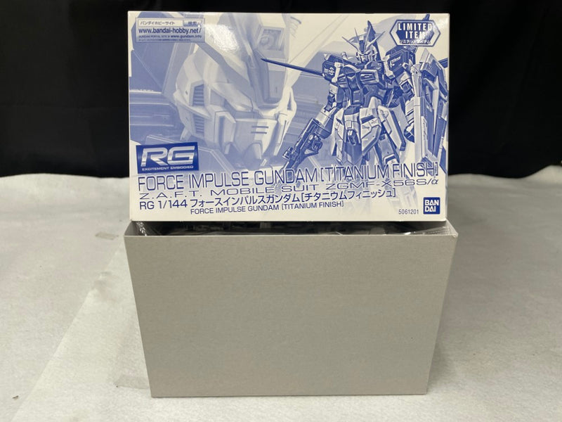 【中古】【未組立】1/144 RG ZGMF-X56S/α フォースインパルスガンダム チタニウムフィニッシュ ＜プラモデル＞（代引き不可）6545