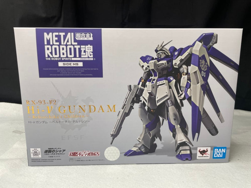 【中古】【未開封】【セット】METAL ROBOT魂 ＜SIDE MS＞ Hi-νガンダム+専用ハイパー・メガ・バズーカ・ランチャー＜フィギュア＞（代引き不可）6545