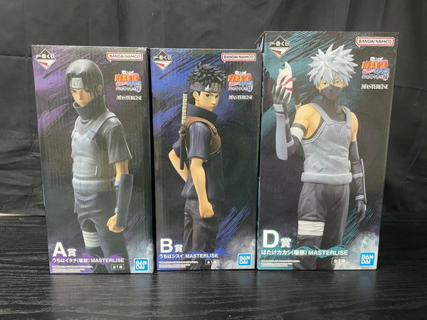 【中古】【未開封】【セット】うちはイタチ+B賞うちはシスイ+はたけカカシ「一番くじ NARUTO 疾風伝心を写す赤き瞳」＜フィギュア＞（代引き不可）6545