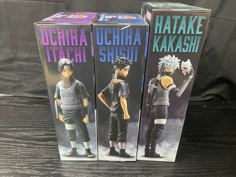 【中古】【未開封】【セット】うちはイタチ+B賞うちはシスイ+はたけカカシ「一番くじ NARUTO 疾風伝心を写す赤き瞳」＜フィギュア＞（代引き不可）6545