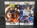 【中古】【未開封】【セット】うずまきナルト+うちはサスケ「NARUTO-ナルト- 疾風伝」 Grandista＜フィギュア＞（代引き不可）6545